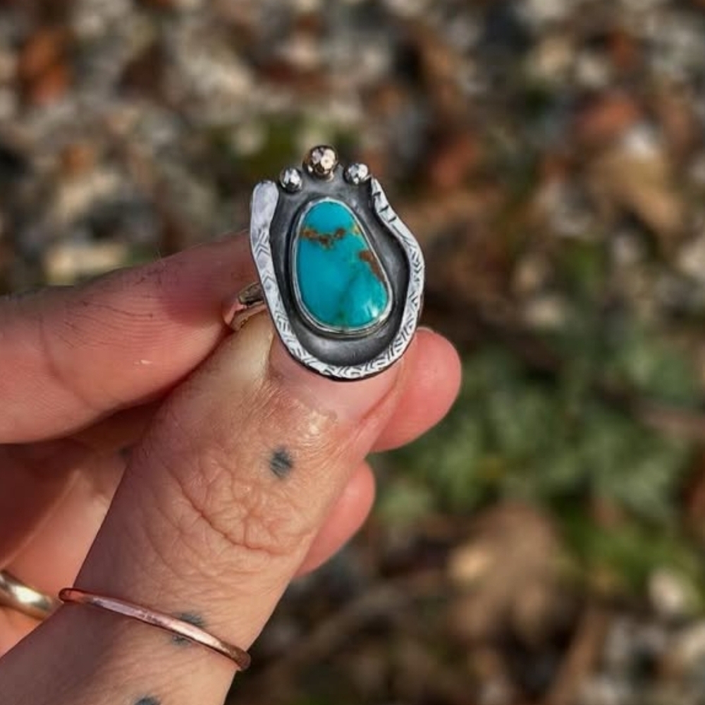 Silver Turquoise Ring